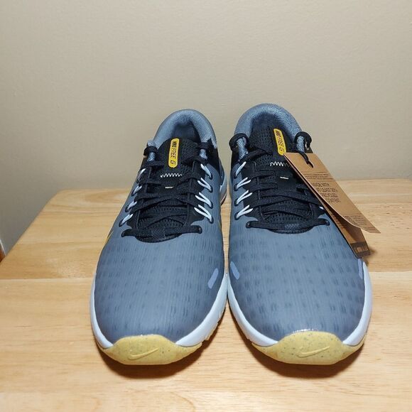 Nike Free Golf NN Wide Shoes Grey Gold Black FQ7875-003 Men's Size 11 W - Picture 2 of 7